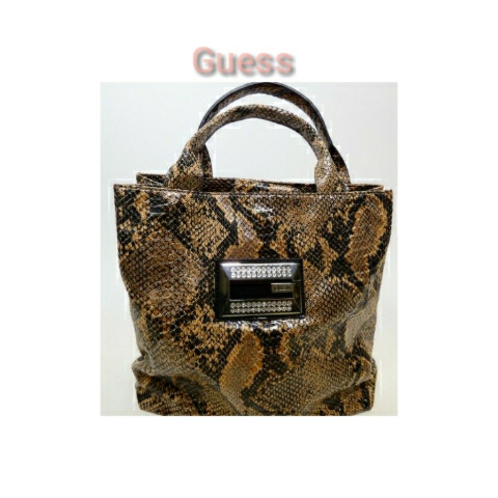 Guess snake print purse NWT